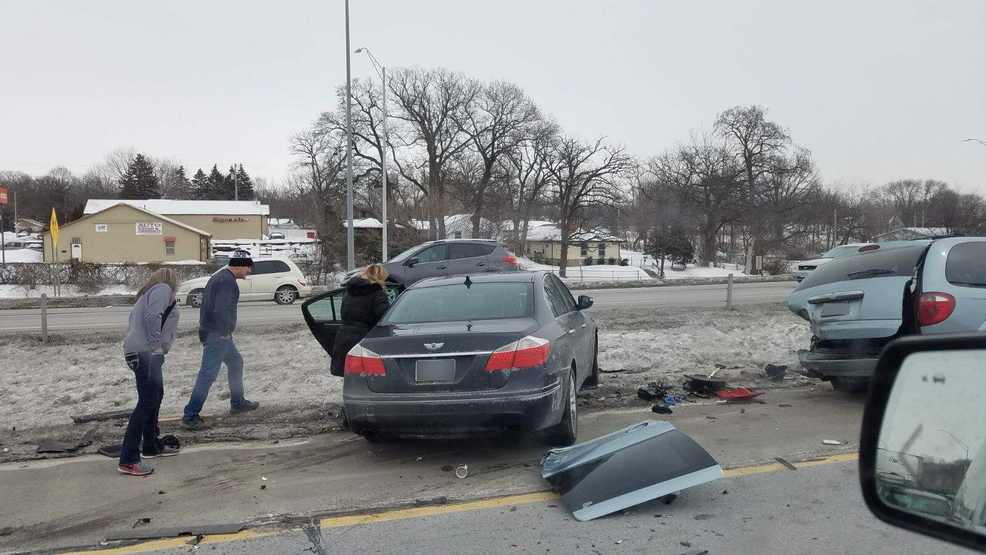 Traffic backed up on I380 in Cedar Rapids due to crash KGAN