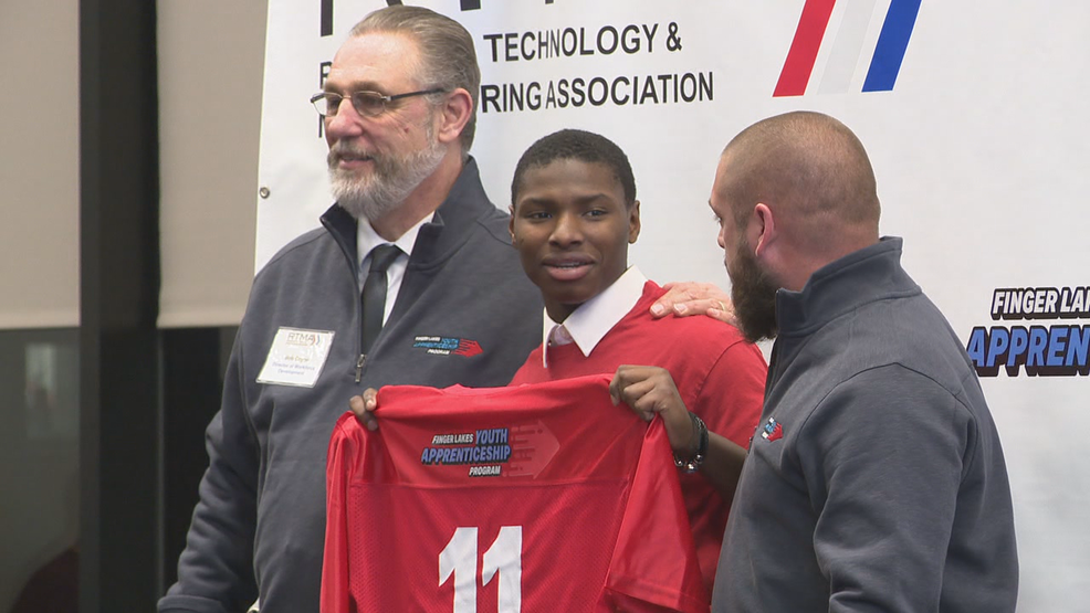Signing day for high school students looking for careers in trades 