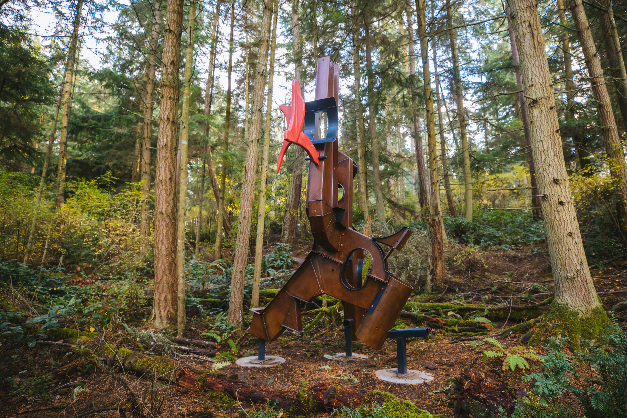 Photos New sculpture forest opens on Whidbey Island Seattle Refined