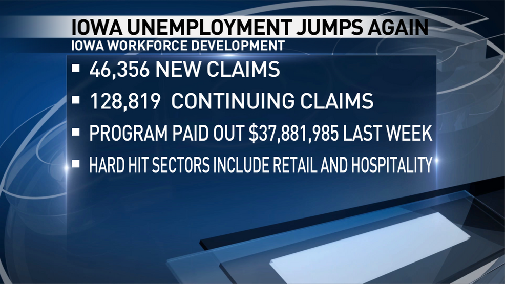 Iowa unemployment claims continue to rise KTVO