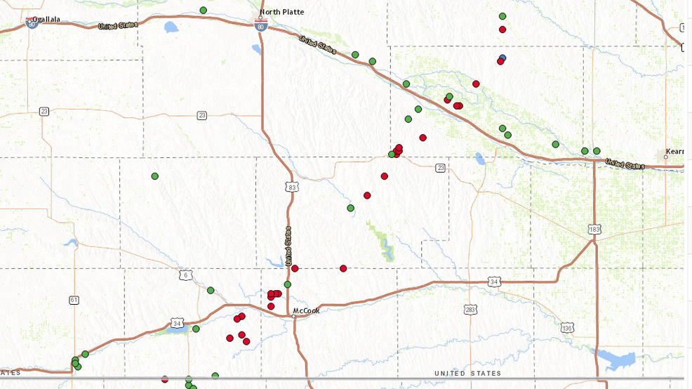Multiple tornadoes from southwest to central Nebraska KHGI
