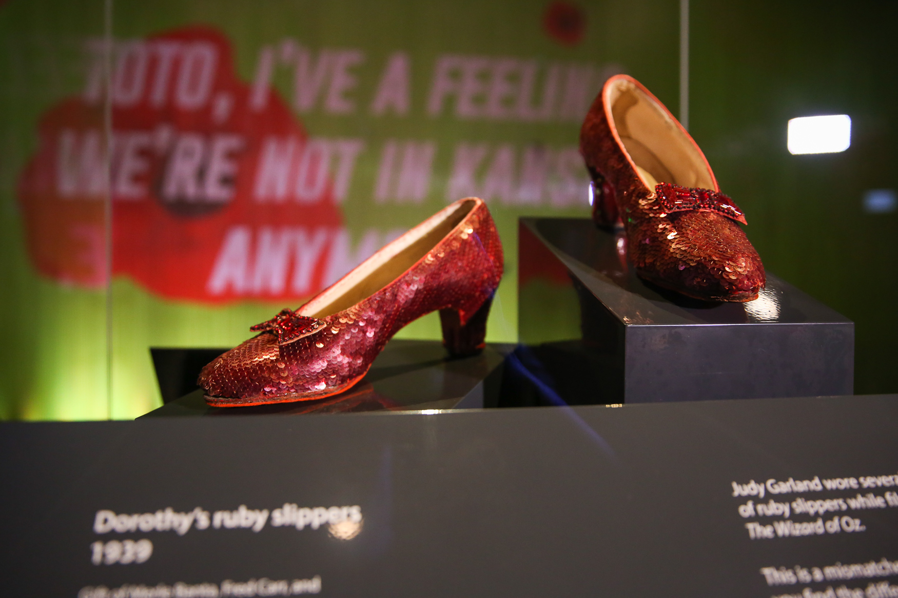 Dorothy's ruby slippers find their way home to the National Museum of