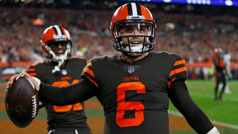 baker mayfield color rush browns jersey