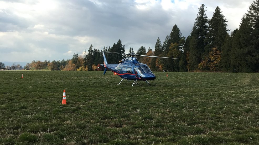 LifeFlight helicopter called to car crash north of Cornelius KATU