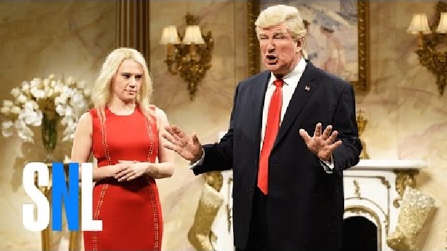 'SNL' poked fun at Trump's misspelled tweets and his relationship with Putin