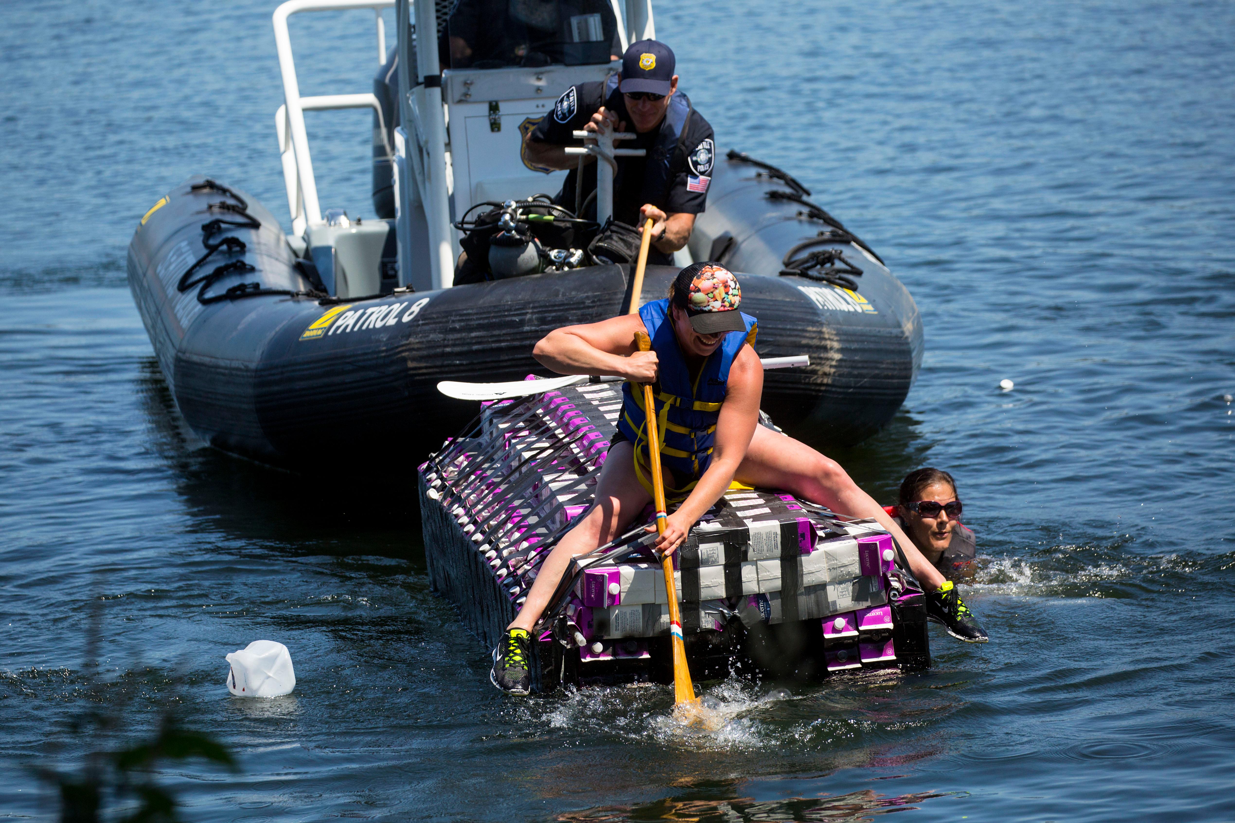 Photos Crazy mechanical floats rule at annual Seafair Milk Carton