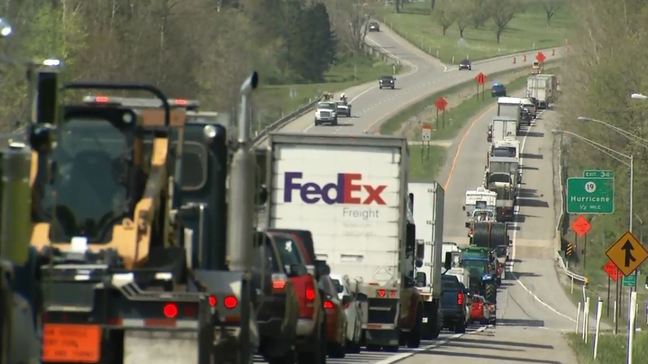 Neighbors call for action after accidents in I-64 construction zone