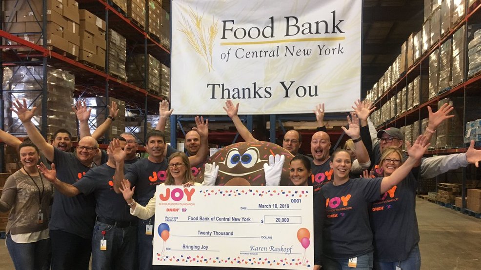 Food Bank Of Cny Receives 20k From Dunkin Rsquo Baskin Robbins