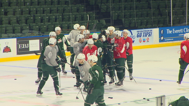 Watch: Silvertips prepare to host WHL Championship Series 