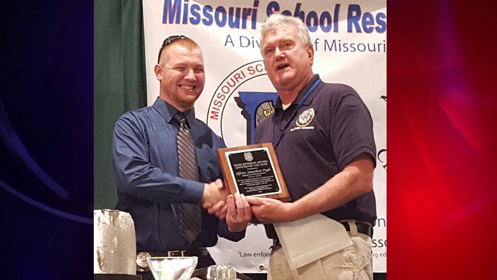 State of Missouri Police Officer of the Year Travis Pugh of Monroe