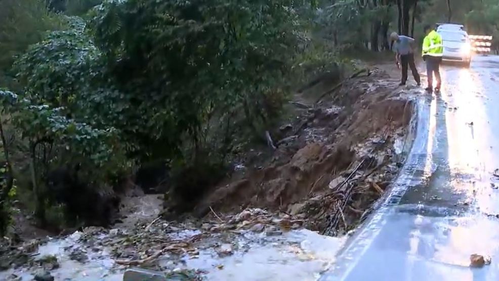 One Lane Reopens On A Buncombe County Road After Landslide | WLOS