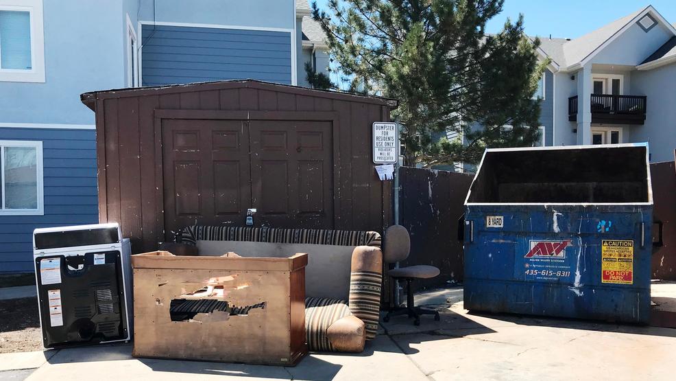Illegal dumping at an apartment complex in Park City big