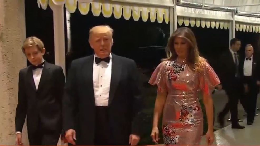 President Trump celebrates New Year's Eve in style with annual Mara