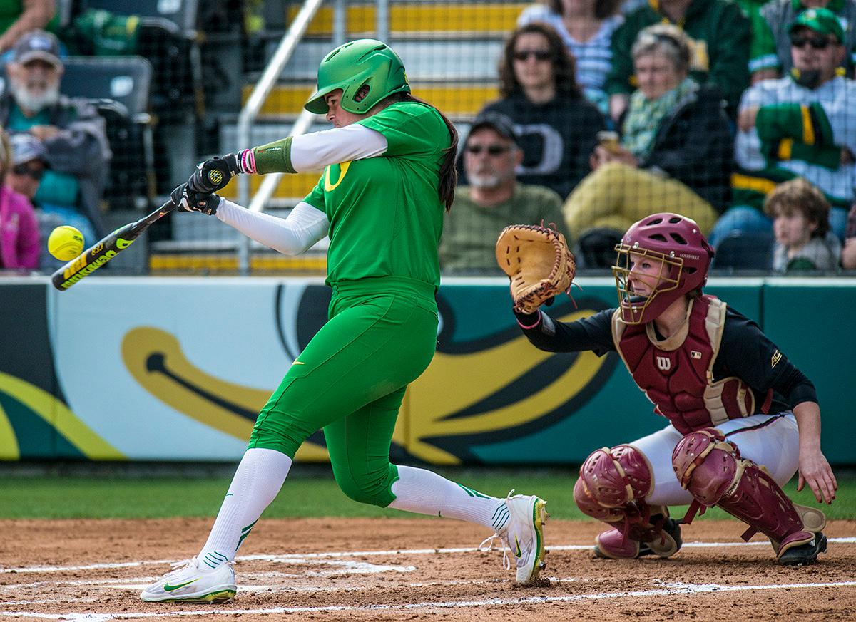Photos Ducks softball takes down No. 2 Florida State KVAL