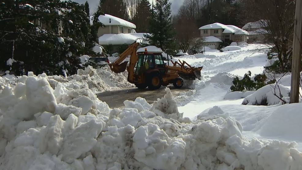 North Bend Buried Under Snow, Declares Emergency | KOMO