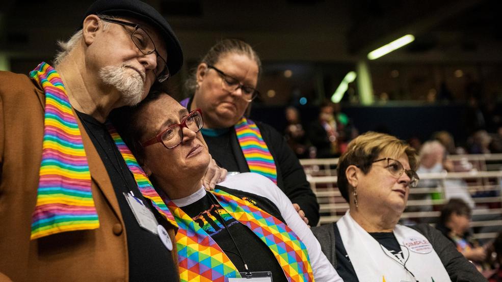 United Methodist delegates defeat bid to ease LGBT bans