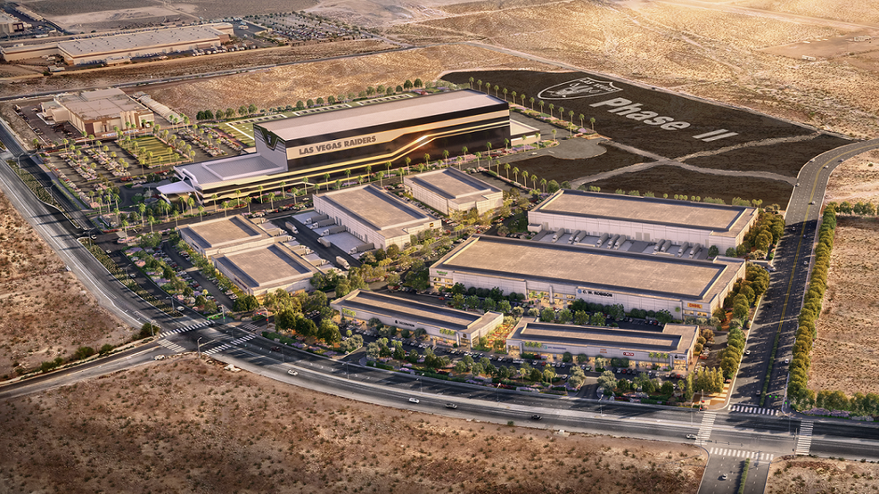 First phase of business park next to Las Vegas Raiders headquarters completed | KSNV